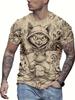 Heren Katten Grafische Print T-shirt Casual Korte Mouw Ronde Hals Tee Herenkleding Voor Zomer Buiten Sportkleding Top T-shirts Man