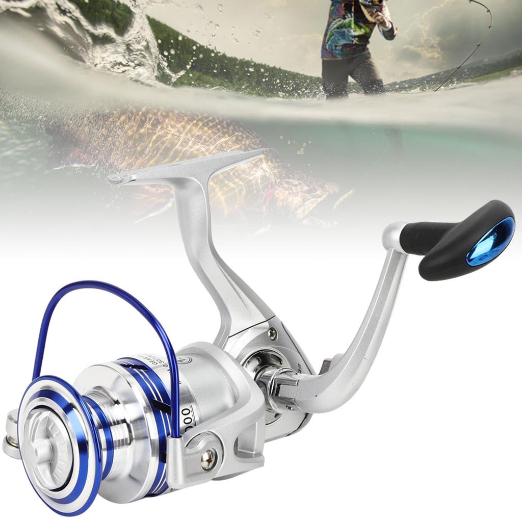 Portable Lure Reel Sea Rod Fish Line Wheel Rock Raft Fishing Tackle All Metal SpoolAL7000