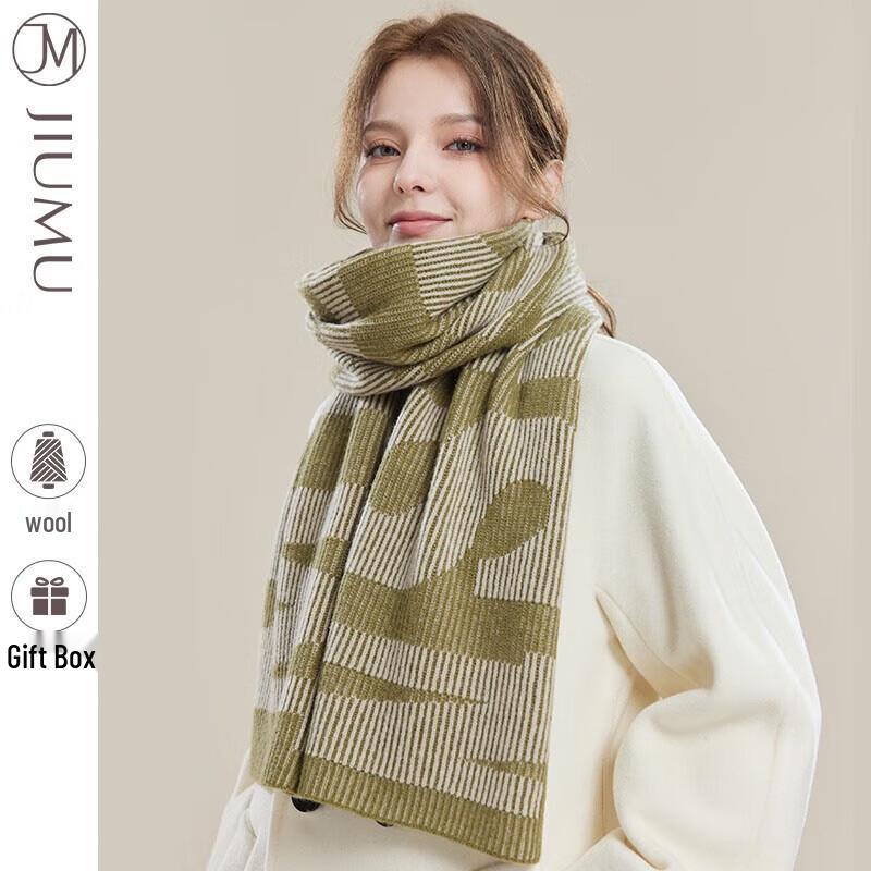 

JIUMU Women s WY146 99% Wool Scarf One Size