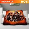 Xena Warrior Princess TV Show Inspired Ultra-Soft Fleece Blanket - All-Season Couch, Bed, Travel Throw with Xena, Gabrielle, Her