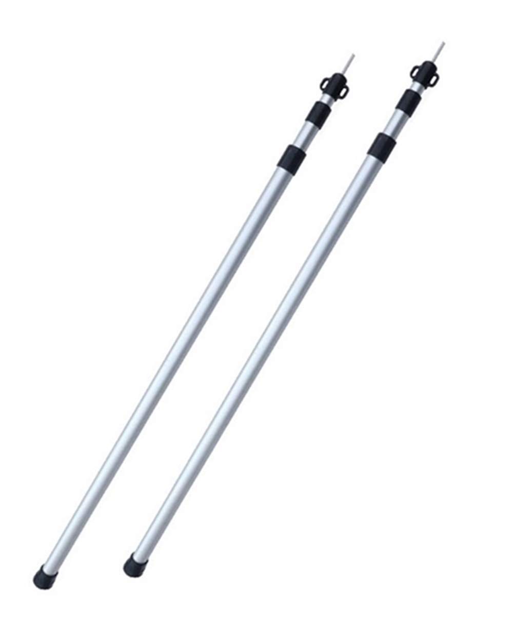 

DD Tarp Pole XL size Tarp pole XL size Set of 2 Aluminum waterproof pole adjustable up to - - - 2.2m [product] серебряный