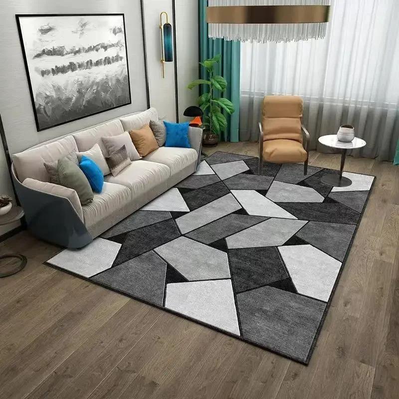 Modern Household Living Room Carpet for Home Decor Bedroom Hallway Kitchen Non-slip Mat Hotel Sofa Coffee Table Soft Area Rugs