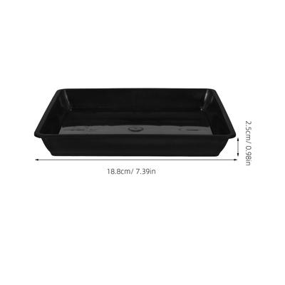 5Pcs Plant Pot Pallets Sturdy Flower Pot Trays Heat Resistant Garden Container Bottom Tray Watering Pallet Watering Tray