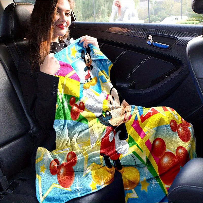 Mickey & Minnie Decke Weiche, Warme Flanell-Kuscheldecke für das Sofa, Weiche Warme Bettwäsche-Tagesdecke, Einzigartige Geschenkidee.