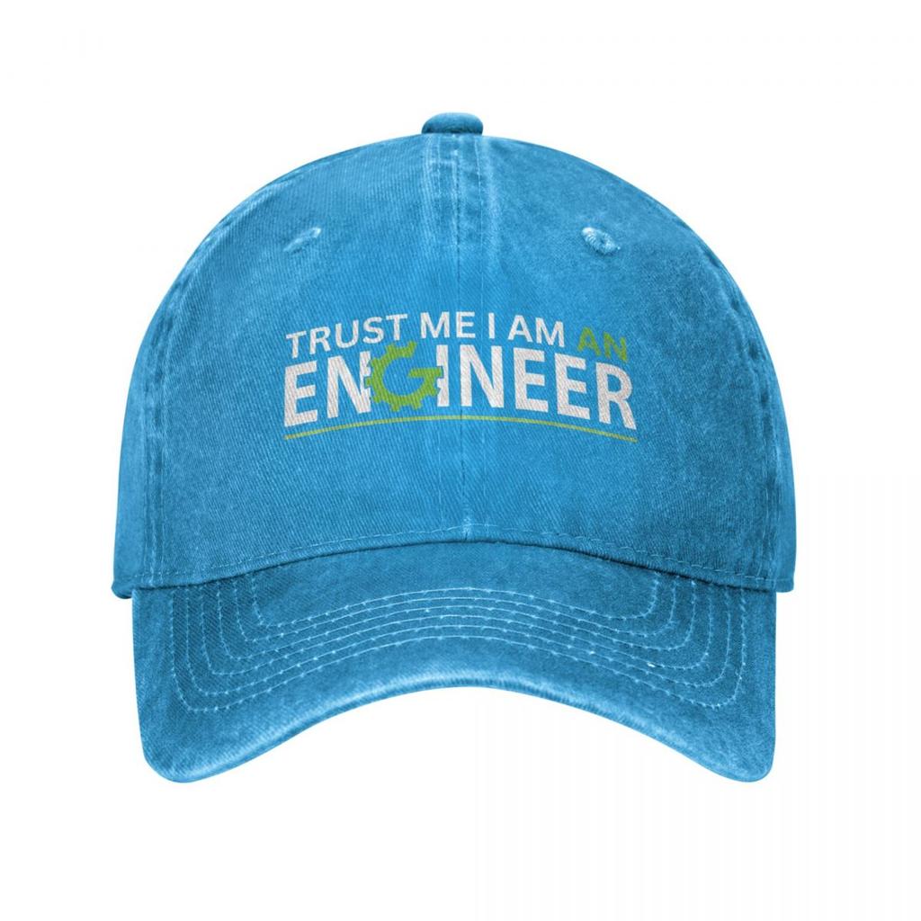 Trust Me I'm An Engineer Meme Mechanical Unisex Baseball Cap Engineering Quote Distressed Washed  Hat Outdoor Snapback Cap