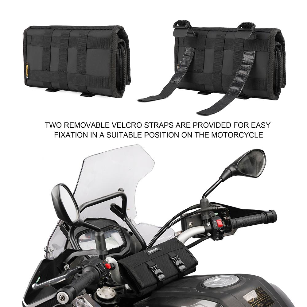 Borsa per attrezzi per moto Borse laterali per motore portatili Borsa per attrezzi laterali Borsa per riparazione da viaggio all'aperto