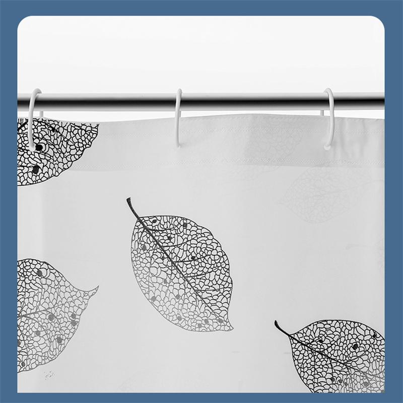 180*180cm Modern Simple Thickened PEVA Bathroom Waterproof Mildew Proof Fabric Partition Curtain Shower Curtain Home Decor