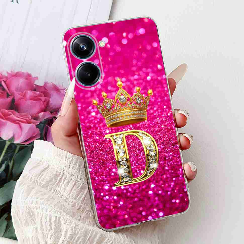 For Realme 10 Pro Case Cute Couple Letters Cover Shockproof Phone Case For Realme 10 Realme10 Pro 5G Soft Silicone Fundas