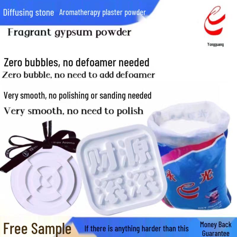 Korean Style High-Density Ultra-Hard DIY Aroma Gypsum Powder for Diffuser Stones