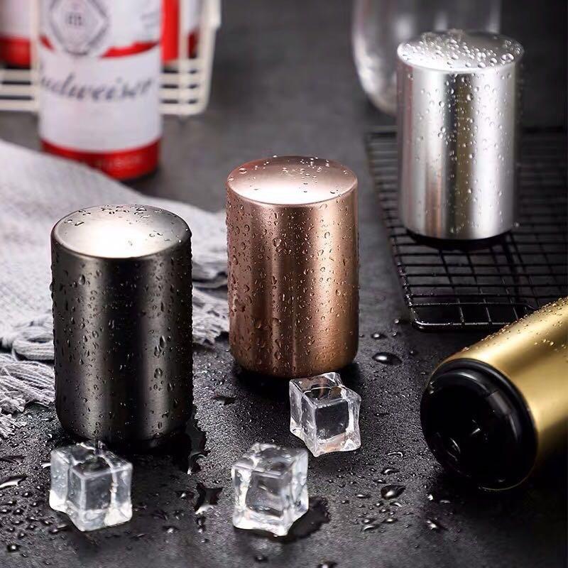 Bottle Opener Beer Opener Automatic Magnetic Beer Openers Bar Wine Stainless Steel Opener Kitchen Tool Destapadores De Cerveza