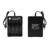 4 Slot 18650 Charger 3.7V Li-ion Battery USB Independent Charging 2X 3X 4X Portable Electronic 16340 14500 26650 Battery Charger
