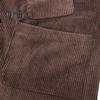 Men Corduroy Vest Coat V-neck Sleeveless Single Breasted Buttons Waistcoat with Pockets Solid Color Vest Jacket
