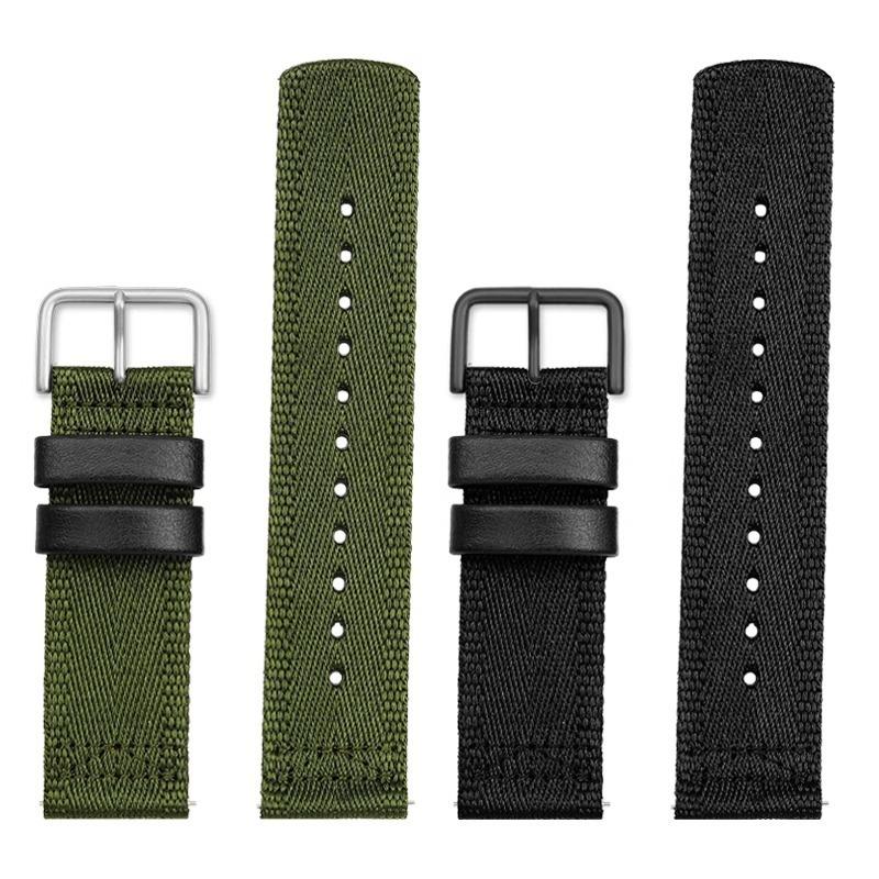 For Casio PROTREK Series PRG-601 PRG-600 PRG-650 PRW-6600Y GA2200 Breathable Nylon Canvas Strap 24mm Quick Release Wristband
