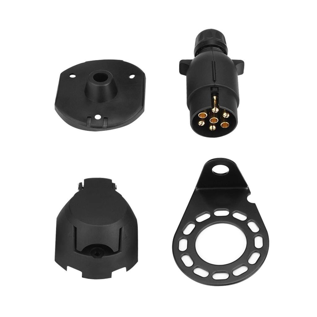 7 Pin Socket, Qiilu European Style Car Trailer Plug European Style 7 Pin Trailer