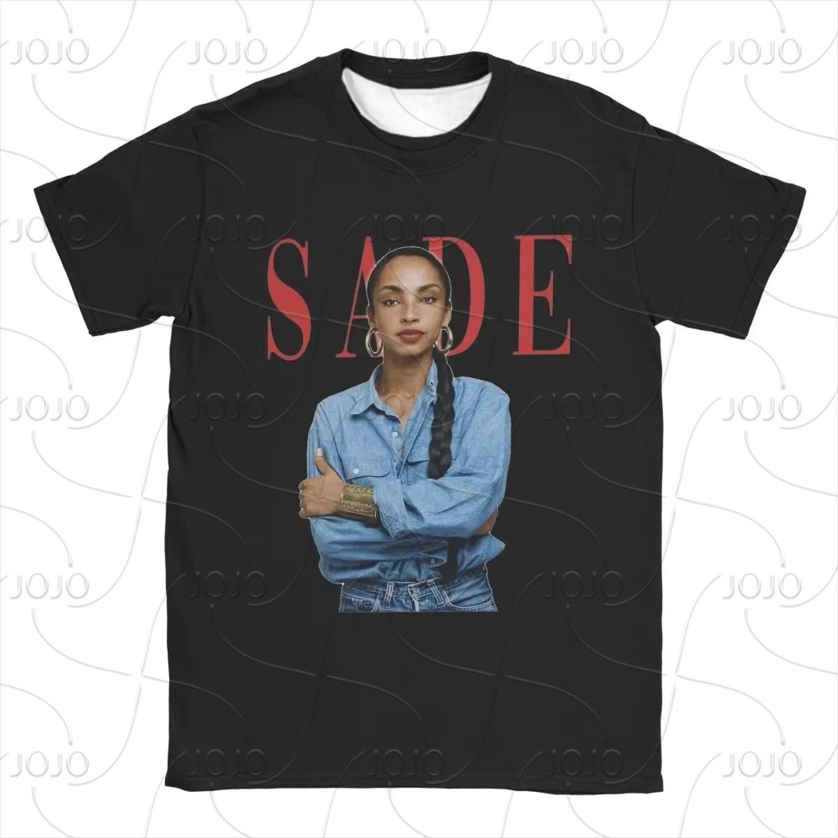 

SADE Y2K Vintage Harajuku Oversized T-Shirt Men Women Goth Casual Hip-hop Streetwear Top Real Casa Tennis Club Design 4XL