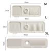 Silicone Faucet Splash Pad Splash Guard Behind Faucet Foldable Drainage Mat
