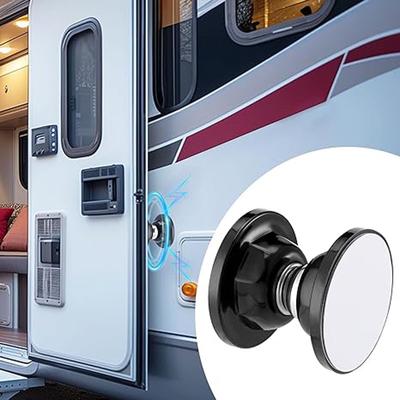 Door Holder Baggage Door Catch, Sturdy & Easy To Install Door Stopper with Adhesive and Screws, Accessories for Inside Outside Camper Trailer