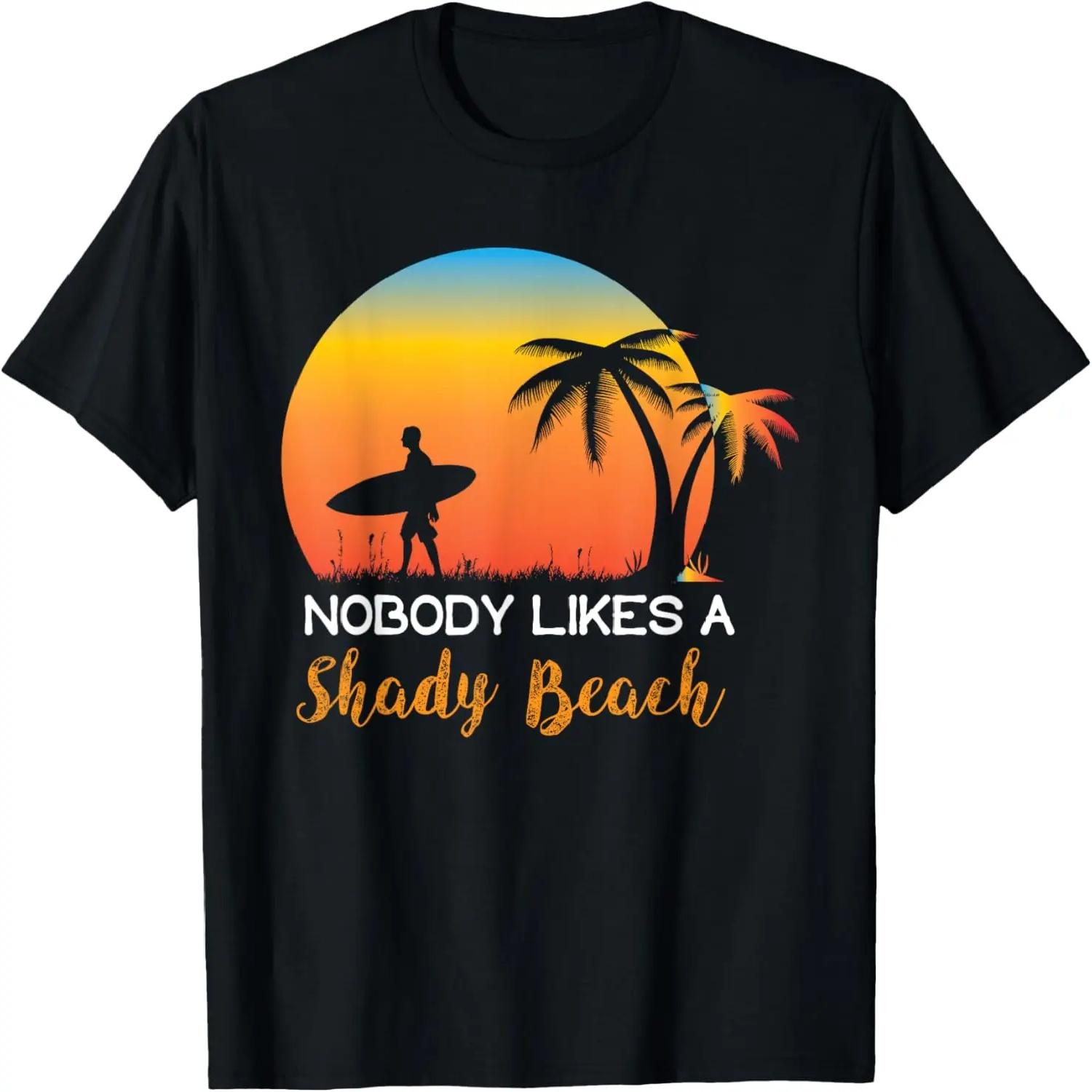 Retro No One Likes A Shady Beach T-Shirt S чёрный