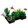 590PCS Succulent Plant Potted Building Blocks Set Flower Cactus Assemble  Model Bricks Desktop Ornament Kids Toys Birthday Gifts