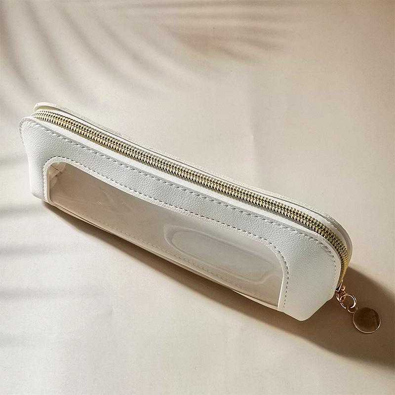 Large Capacity Transparent Makeup Brush and Pencil Storage Bag