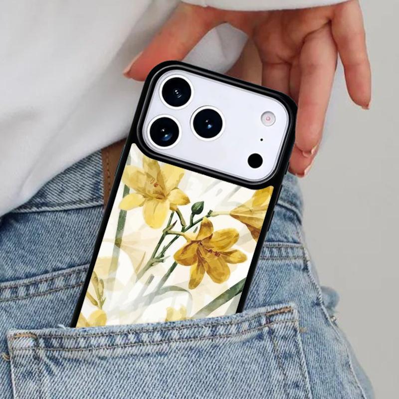 Flowers 1 Daffodils Phone Case for iPhone 16e 15 14 13 12 17 Pro Max Plus Air 17pro Cover Coque