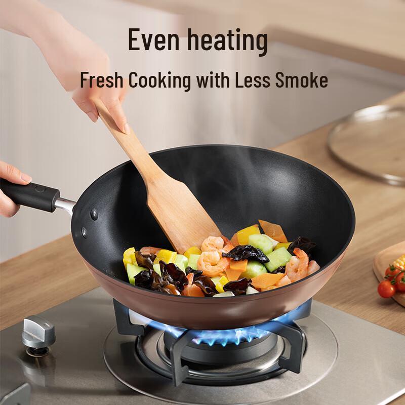 Supor 32cm Non-Stick Stir-Fry Wok