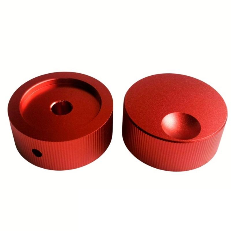 5 Stück massive Aluminiumlegierung Musikknöpfe 32x13mm Lautstärkeregler für sanfte Lautstärkeregelung Mattes Finish