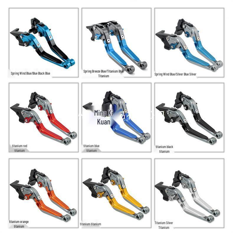 Compatible with Yamaha FZS150V2/V3, FZR150V2 for Modification: Folding Brake, Clutch, and Handbrake Levers.
