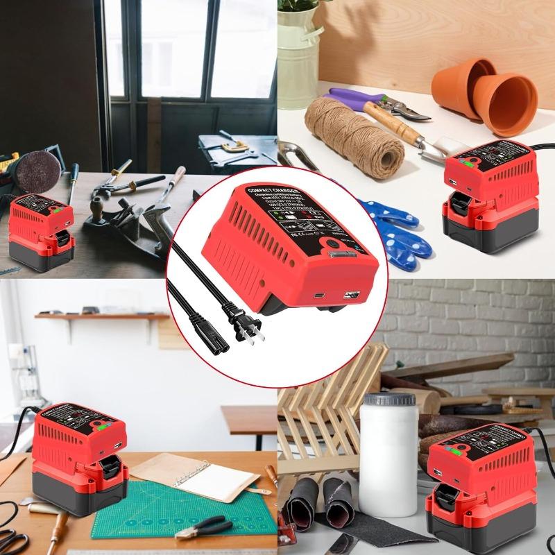 Multifunctional Lithium Battery Fast Charger for Makita/Dewelt/ Milwaukee/Craftsman 20V Batteries Music Function Adapter