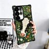 White Black Dairy Cattle Symbol Plating Phone Case For Samsung Galaxy S24 S25 FE S26 Edge S23 Ultra S22 S21 Plus S20 Anti-Fall A