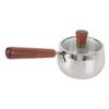 Milk Pot 316 Stainless Steel Anti Stick Multifunctional 1000ml Milk Saucepan for Soup Noodles One Person Diet