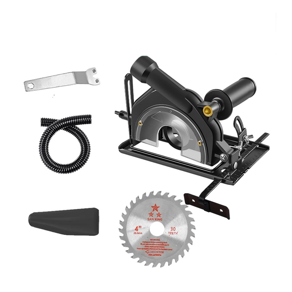 Black Hand Angle Grinder Bracket - Suitable For Various Work Fields Convenient And Fast Cutting Realize Dust-free