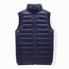 Men's Lightweight Winter Down Vest: Fashionable Stand-up Collar, Sleeveless, Warm Top