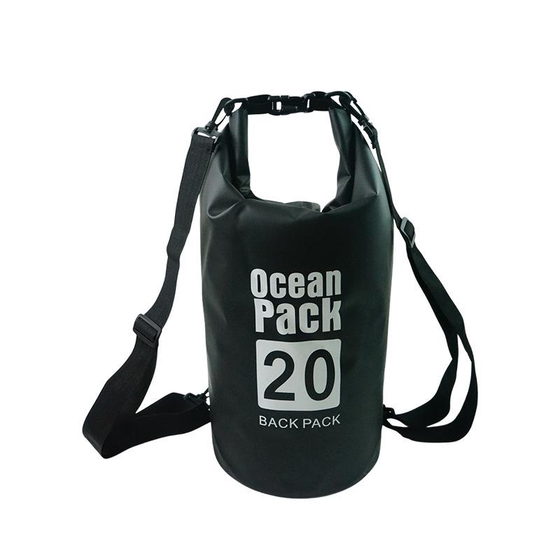 Borsa da Esterno Impermeabile di Grande Capacità con Custodia per Telefono - Ideale per Trekking, Rafting, Nuoto - Zaino Convertibile a Spalla Singola/Doppia