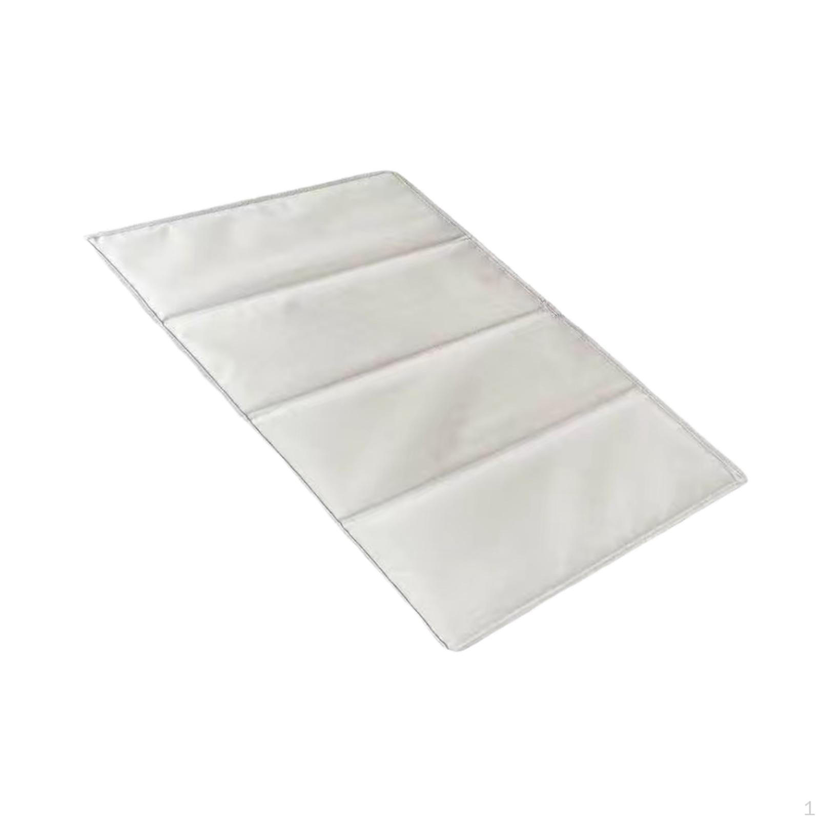 

Подушка-сиденье для кемпинга, толстый складной многоцелевой коврик для сидения на открытом воздухе для рыбалки White S