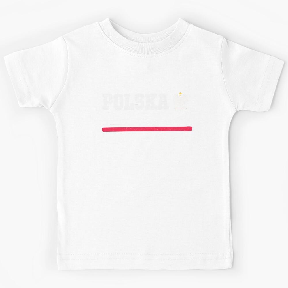 Vintage Poland Fan Polish Eagle Polska Flag Kids T-Shirt 160