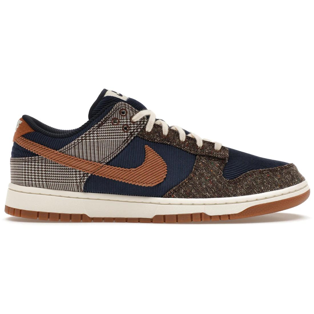 

Кроссовки Nike Dunk Low Твид Полуночный Синий Вельвет(FQ8746-410) 40