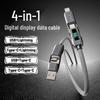 6-Port USB Fast Charger with LCD Display, 40W Multi-Port Desktop Charger