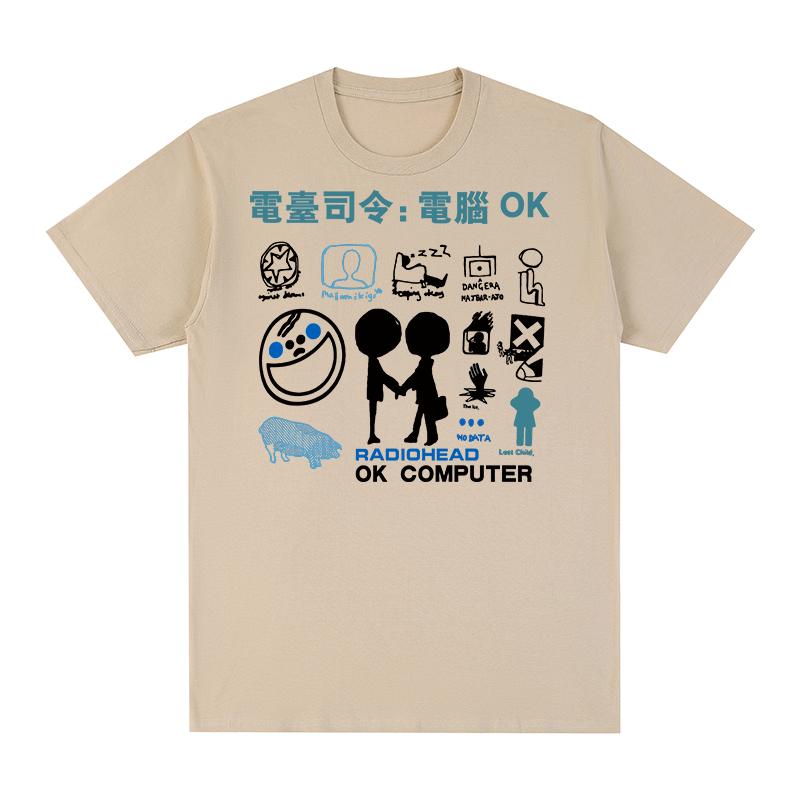 Radiohead Vintage Tshirt The Bend Funny Rock Boy Camisetas Hombre Hip Hop Cotton Unisex T shirt New TEE TSHIRT Womens tops