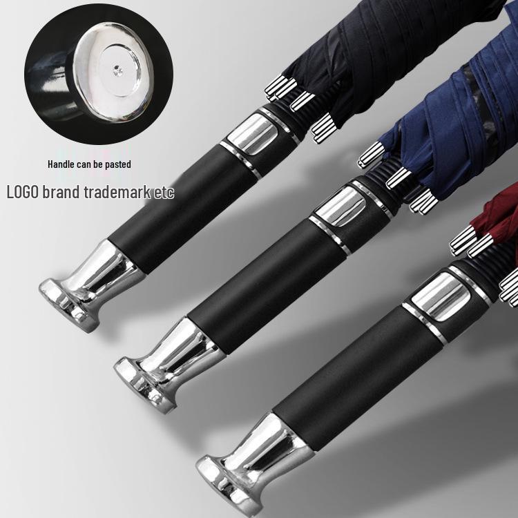 Rolls-Royce Double Golf Umbrella - Automatic Long Straight Umbrella for Sun and Rain, Ideal Gift with Custom Logo Print.