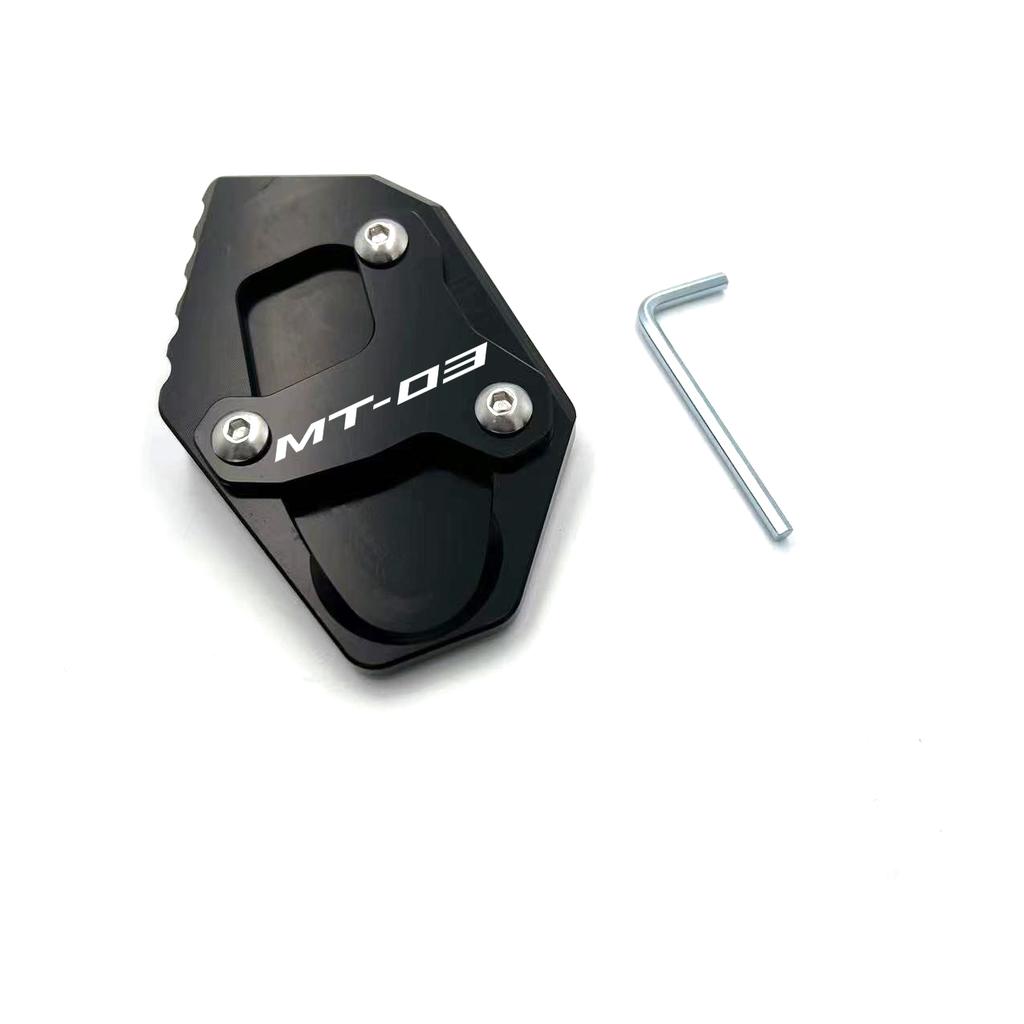For YAMAHA MT 03 25 YZF R3 R25 MT03 YZFR25 YZFR3 2014-2023 Motorcycle Kickstand Foot Side Stand Extension Pad Support Plate