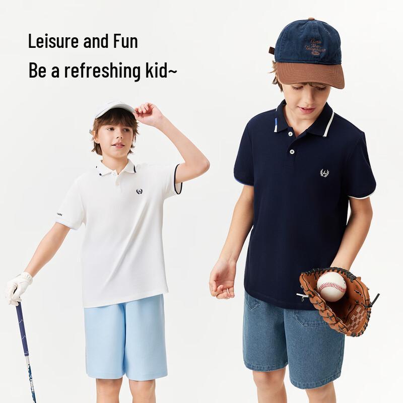 Navigare Kids' Short Sleeve Polo T-Shirt