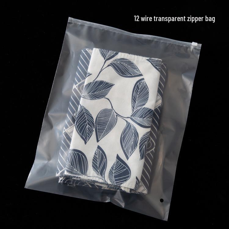Transparent Frosted CPE Ziplock Bag for Clothing & Accessories