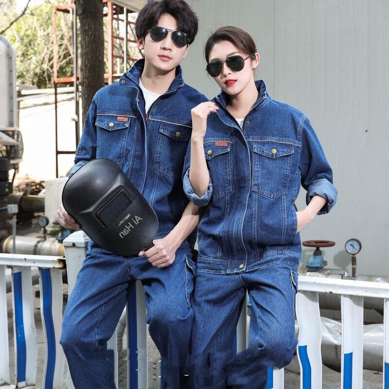 Yuzhuxun Повседневный джинсовый рабочий комплект