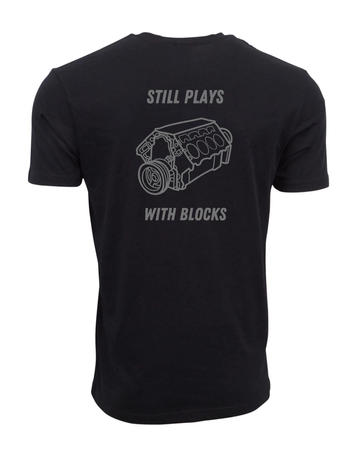 STILL PLAYS WITH BLOCKS OLD GUYS T SHIRT M