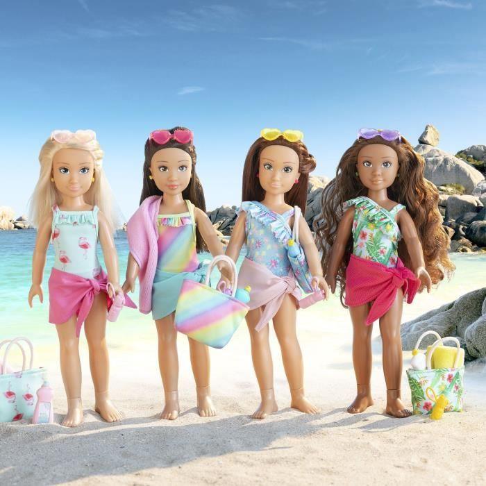 Coffret Zoé à la plage - COROLLE GIRLS - Poupée mannequin - 5 accessoires - 28 cm - Dès 4 ans