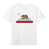 California Republic Flag Usa Ncr Flag Patriotic State Travel TShirt