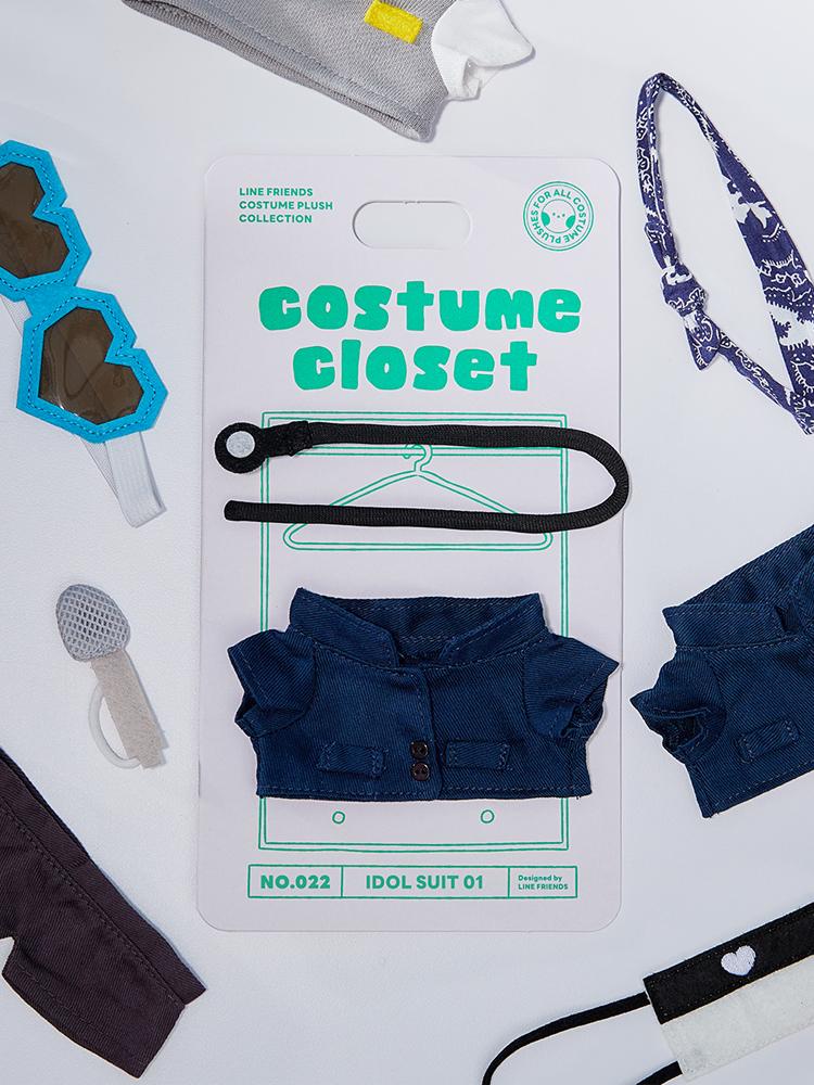 Line Friends TRUZ MININI Idol Closet Suit 01