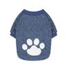 Pet dog sweater, autumn and winter fleece print sweater cat clothing dog clothes pet sweater