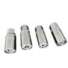 Pack of 4 Sturdy Steel Screw Extractors Kit Universal Removal Tool For Damaged Nut and Bolts